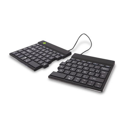 R-Go Tools Ergonomic keyboard R-Go Split Break with break software, ergonomic split keyboard, AZERTY (BE), Bluetooth, black