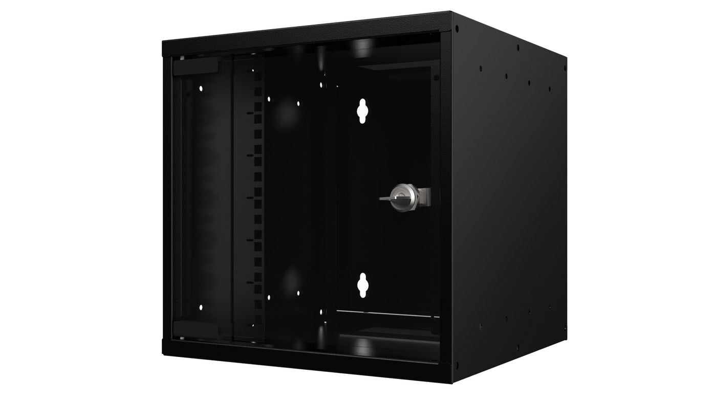Lanview RSM06U30MNBL rack cabinet 6U Wall mounted rack Black