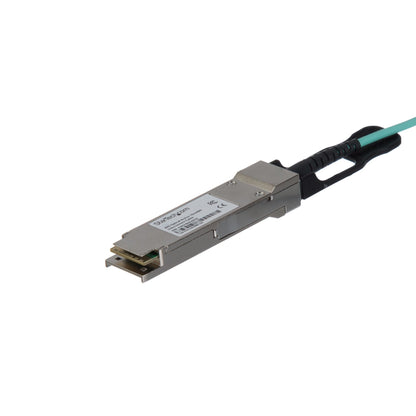 StarTech.com Cisco QSFP-H40G-AOC15M Compatible 15m/49.2ft 40G QSFP+ to QSFP+ AOC Cable - 40GbE QSFP+ Active Optical Fiber - 40Gbps QSFP Plus/Transceiver Module Cable - Firepower ASR1000