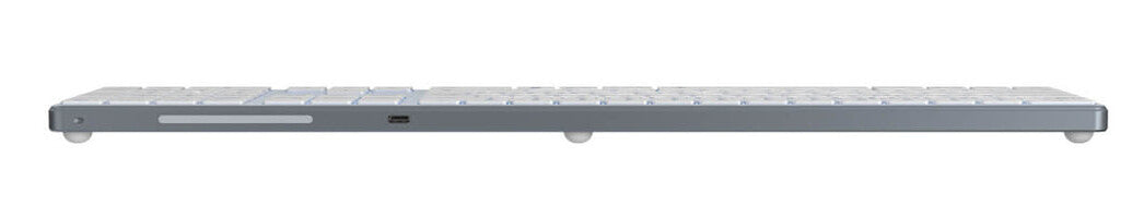 HYPER HS2310NO keyboard Home/Office Bluetooth QWERTY Nordic Grey