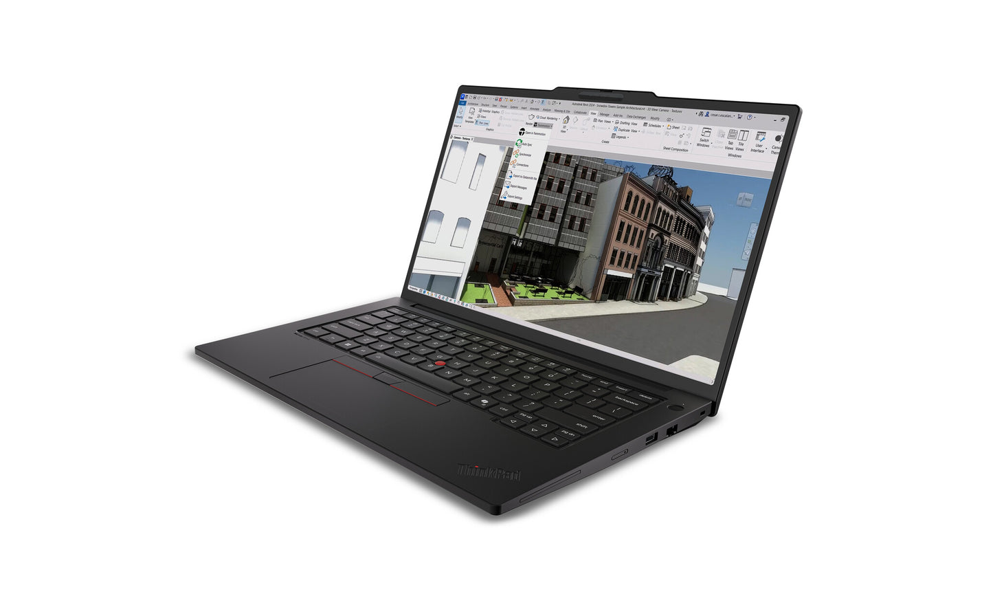 Lenovo ThinkPad P14s Gen 7 (Intel) Copilot + PC Copilot+ PC Intel Core Ultra 7 366H Mobile workstation 36.8 cm (14.5") WUXGA 64 GB LPDDR5x-SDRAM 1 TB SSD NVIDIA RTX PRO 1000 Blackwell Wi-Fi 7 (802.11be) Windows 11 Pro UK English Black