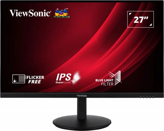 Viewsonic VG Series VG2709-2K-MHD-2 LED display 68.6 cm (27") 2560 x 1440 pixels Quad HD Black