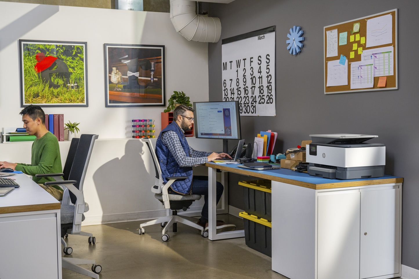 HP OfficeJet Pro 9120b Wireless All-in-One Color Printer, Two-sided printing; Copier, Scanner