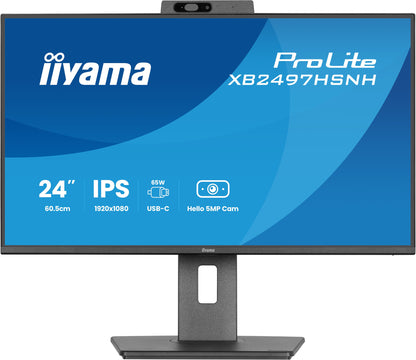 iiyama ProLite XB2497HSNH-B1 computer monitor 60.5 cm (23.8") 1920 x 1080 pixels Full HD LED Black
