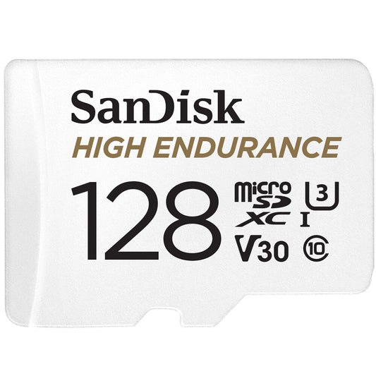 SanDisk High Endurance 128GB MicroSDXC UHS-I Class 10 memory card