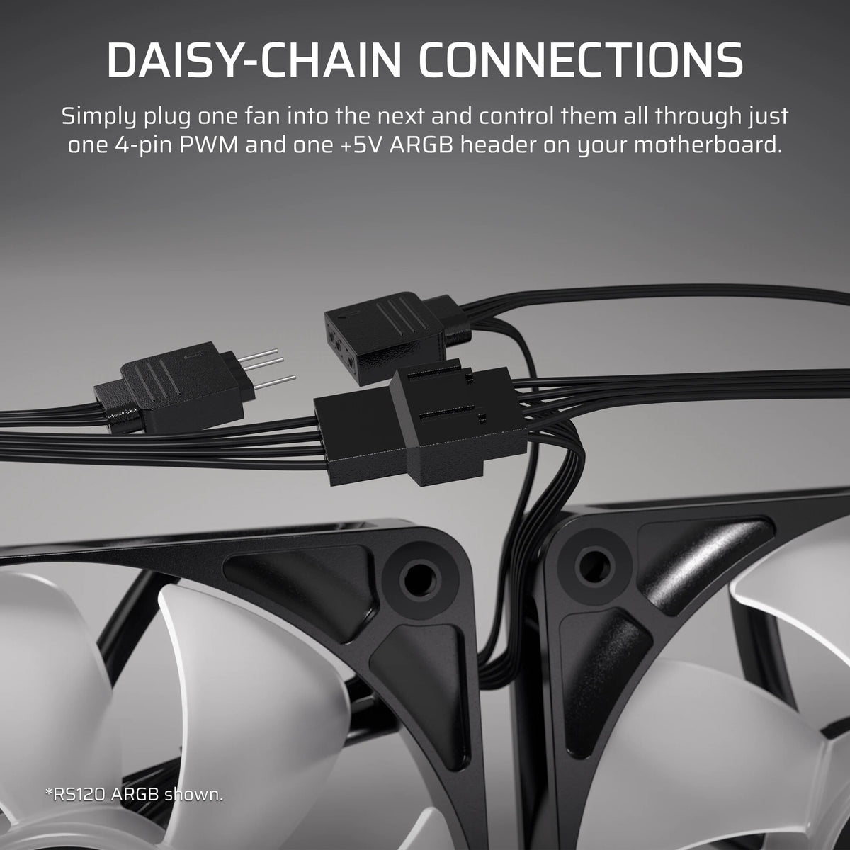 Corsair RS120-R ARGB Computer case Fan 12 cm Black 3 pc(s)