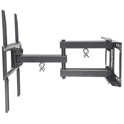 Manhattan TV & Monitor Mount, Wall, Full Motion, 1 screen, Screen Sizes: 32-55", Black, VESA 100x100 to 400x400mm, Max 40kg, LFD, Tilt & Swivel with 3 Pivots, Lifetime Warranty