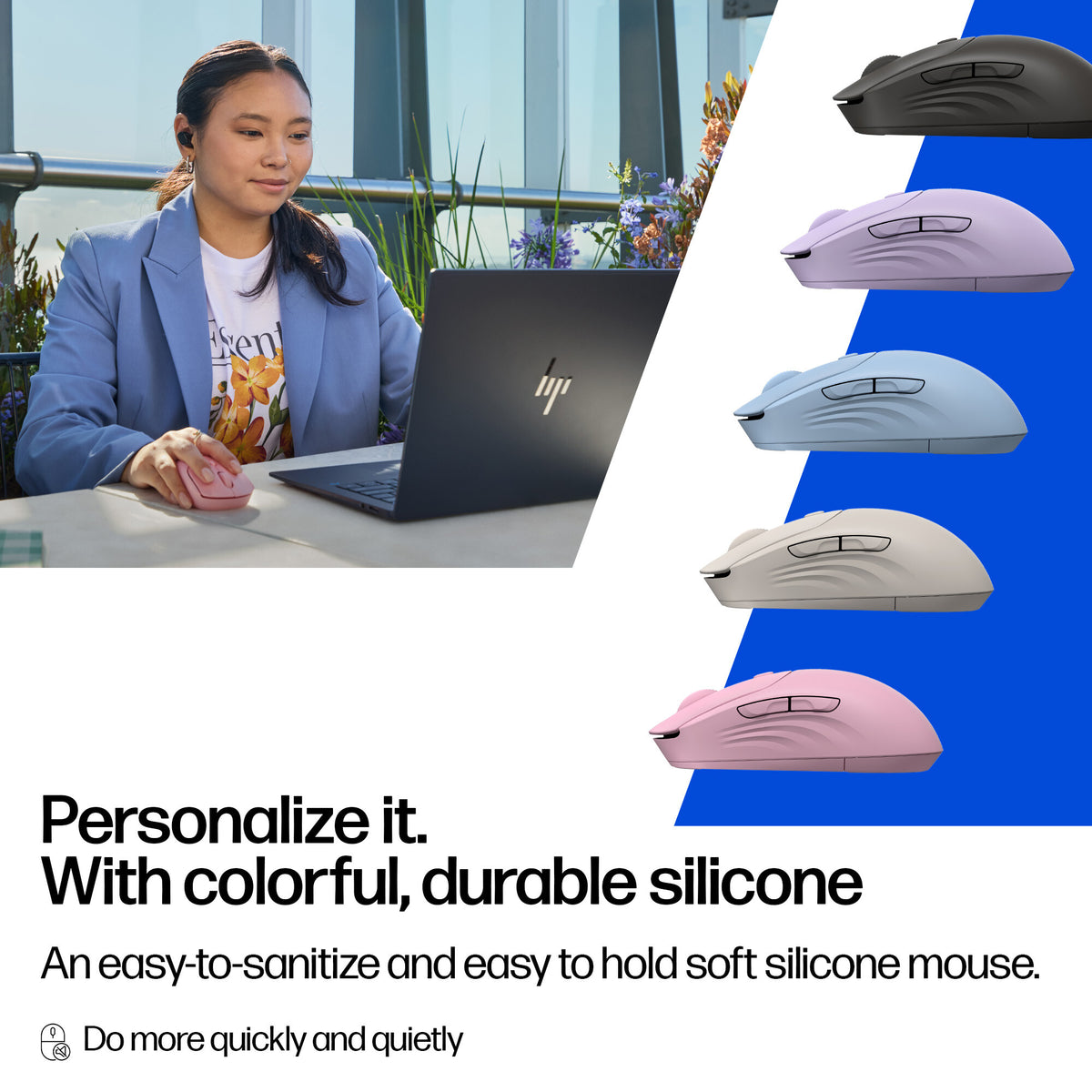 HP 400 Quiet Maple Wireless Mouse