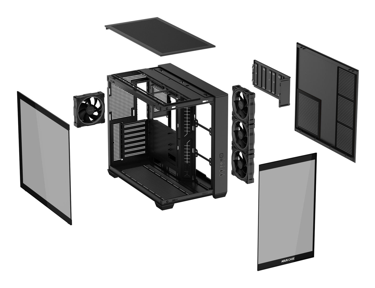ASUS A32 PLUS Midi Tower Black