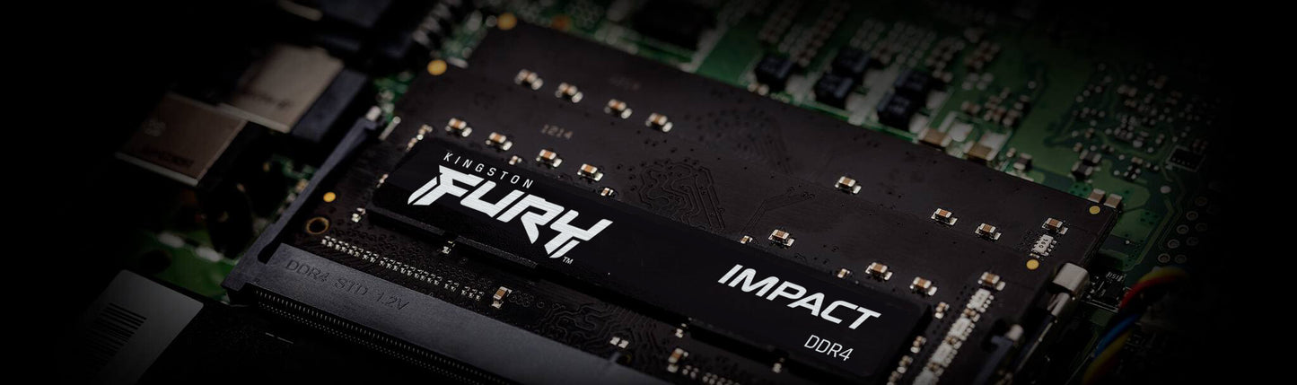 Kingston Technology FURY 64GB 3200MT/s DDR4 CL20 SODIMM (Kit of 2) Impact