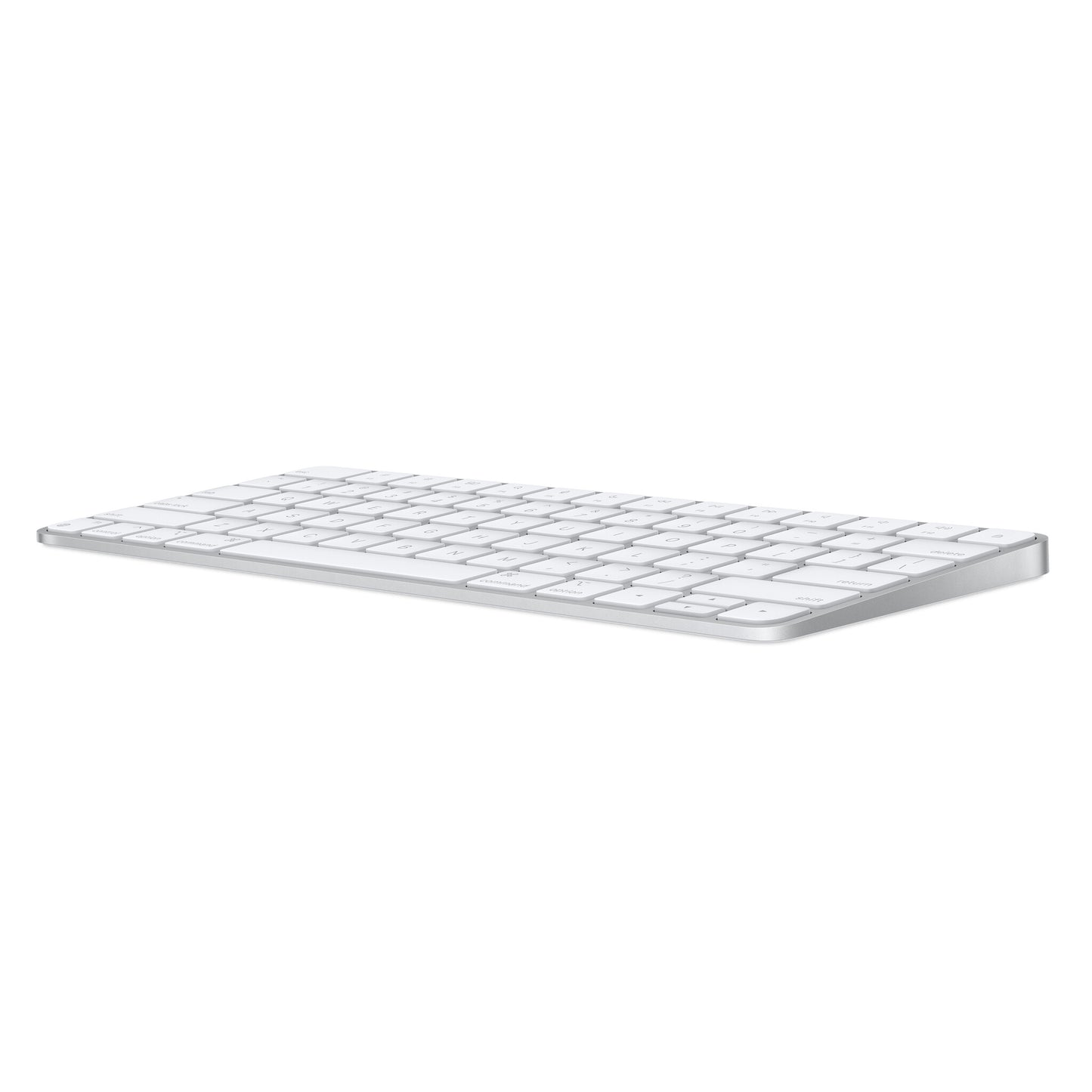 Apple Magic keyboard Universal USB + Bluetooth AZERTY French Aluminium, White