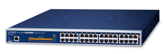 PLANET UPOE-1600G network switch Managed Gigabit Ethernet (10/100/1000) Power over Ethernet (PoE) 1U Blue