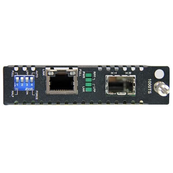StarTech.com Gigabit Ethernet Fiber Media Converter Card Module with Open SFP Slot