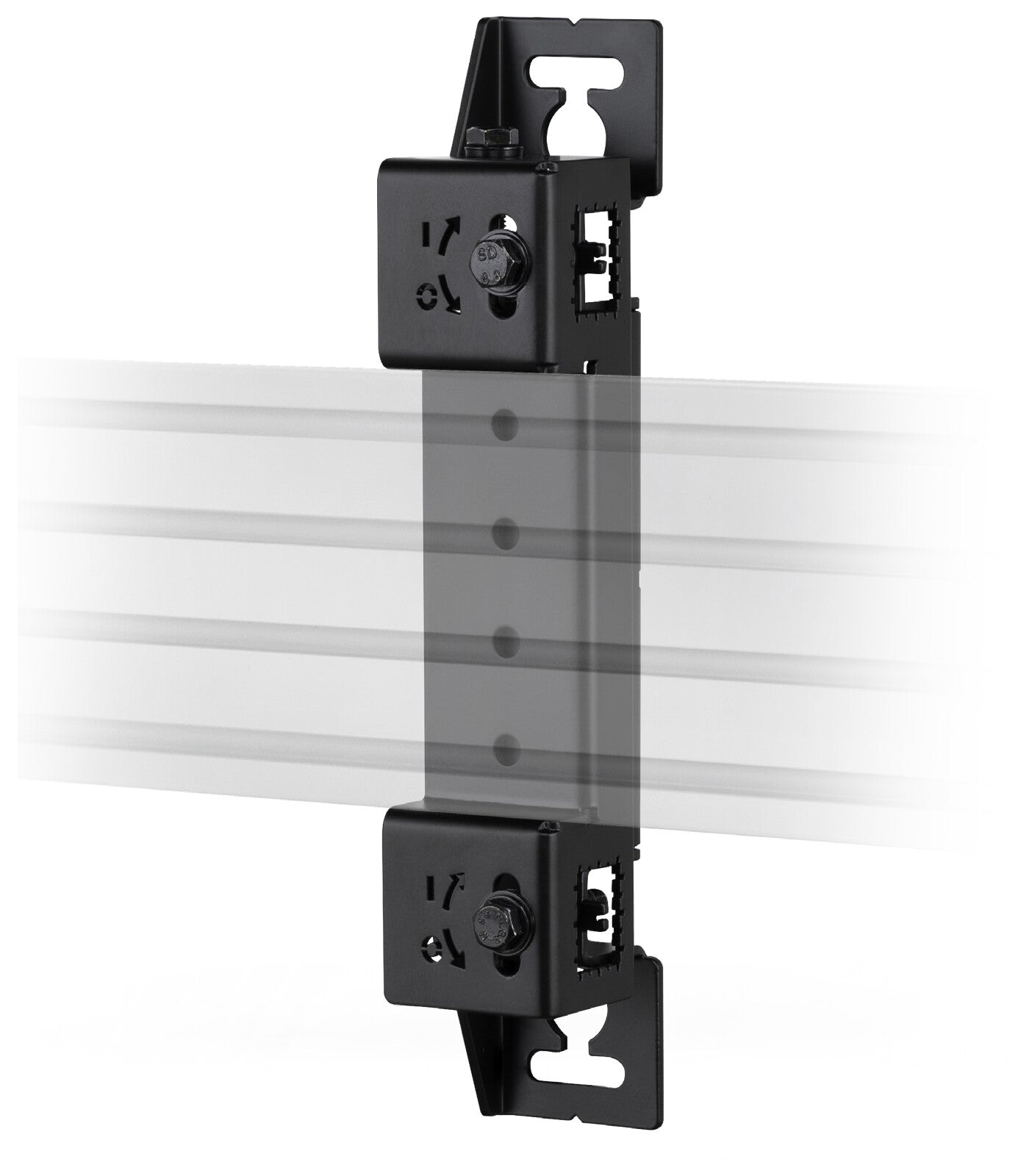 B-Tech SYSTEM X - Adjustable Height and Depth Rail Mounting Bracket