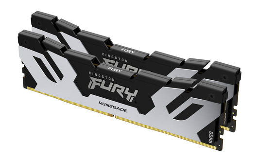 Kingston Technology FURY 32GB 6400MT/s DDR5 CL32 DIMM (Kit of 2) Renegade, 288-pin DIMM, silver