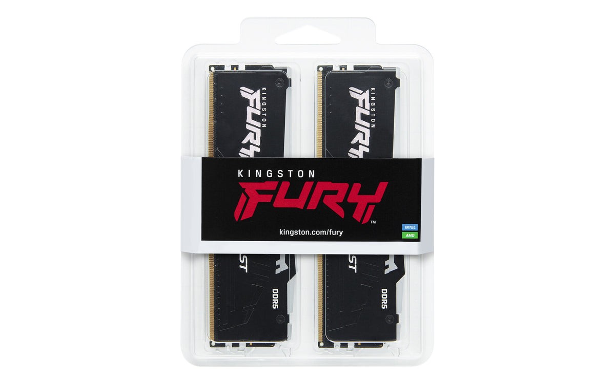 Kingston Technology FURY Beast 64GB 6000MT/s DDR5 CL36 DIMM (Kit of 2) RGB