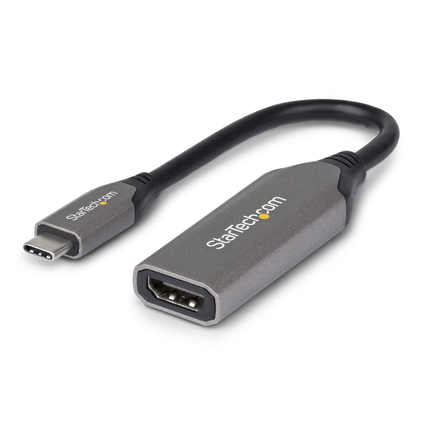 StarTech.com USB-C to HDMI Adapter, 8K 60Hz / 4K 120Hz, Thunderbolt / USB4 Compatible, USB C to HDMI 2.1 Converter, HDR10+, 7.9in (20cm) Cable