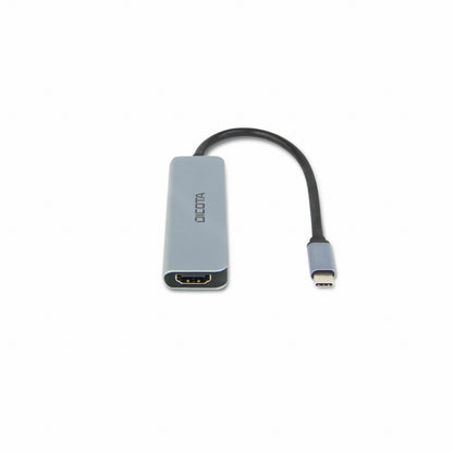 DICOTA D32060 laptop dock/port replicator USB Type-C Silver