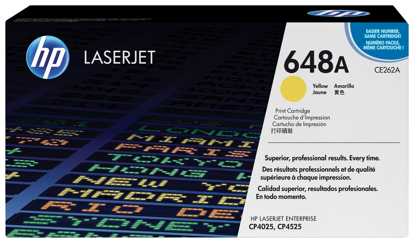 HP 648A Yellow Original LaserJet Toner Cartridge