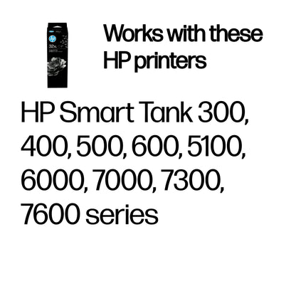 HP 32XL 135-ml Black Original Ink Bottle