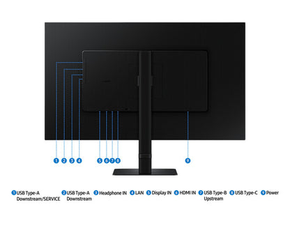 Samsung LS32D800UAU computer monitor 81.3 cm (32") 3840 x 2160 pixels 4K Ultra HD Black