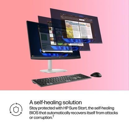 HP EliteStudio 8 G1i AI PC Intel Core Ultra 5 235 60.5 cm (23.8") 1920 x 1080 pixels All-in-One PC 16 GB DDR5-SDRAM 512 GB SSD Windows 11 Pro Wi-Fi 7 (802.11be) Silver