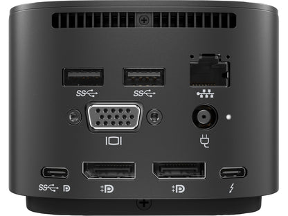 HP Thunderbolt Dock G2 with Combo Cable Wired Black