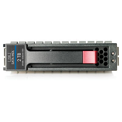 HPE 2TB 3G SATA 7.2K rpm LFF (3.5-inch) Midline 1yr Warranty Hard Drive 3.5" Serial ATA