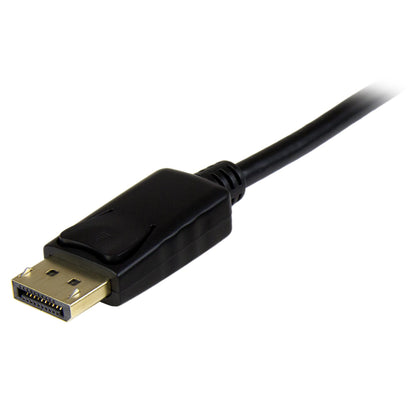 StarTech.com 6ft (2m) DisplayPort to HDMI Cable - 4K 30Hz - DisplayPort to HDMI Adapter Cable - DP 1.2 to HDMI Monitor Cable Converter - Latching DP Connector - Passive DP to HDMI Cord