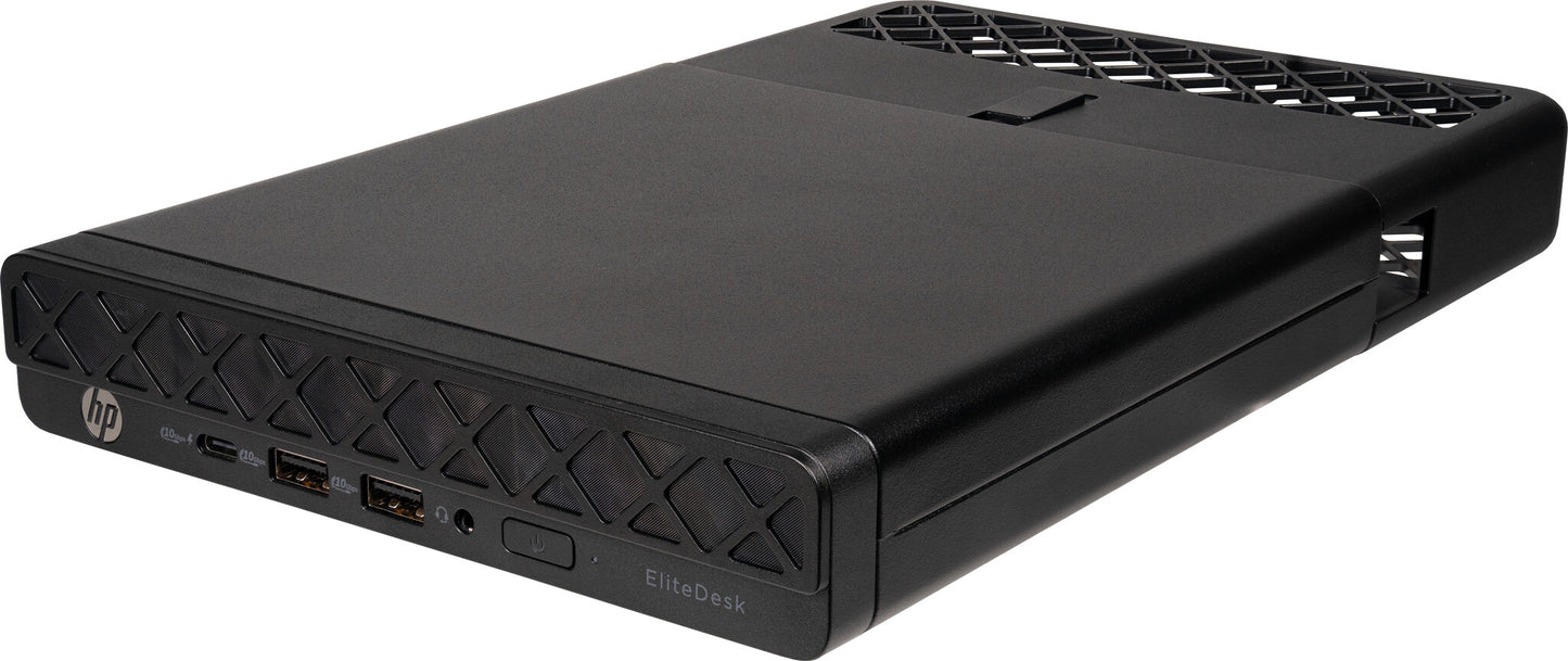 HP EliteDesk 8 Mini G1a AMD Ryzen™ 5 220 8 GB DDR5-SDRAM 256 GB SSD Windows 11 Pro Mini PC Black