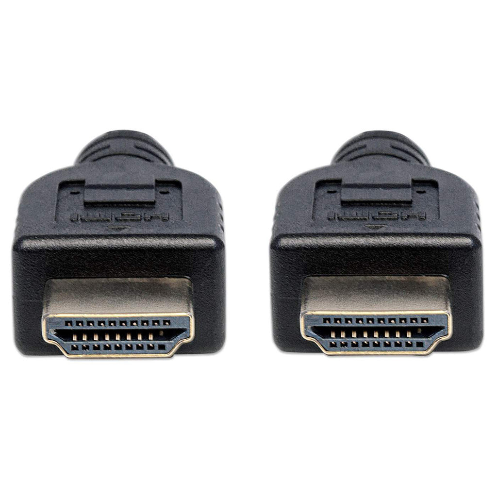 Manhattan HDMI 4K@60Hz Cable with Ethernet, CL3 In-Wall Rated, 3m, Suitable for ALL 4K & 1080p/HD Uses, Black, Premium High Speed, Lifetime Warranty, Higher 4K Refresh Rate than HD3MM3MW (4K@30Hz)