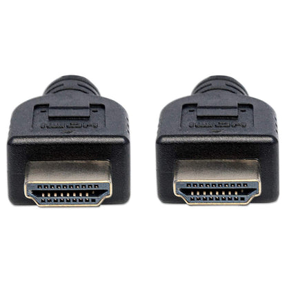 Manhattan HDMI 4K@60Hz Cable with Ethernet, CL3 In-Wall Rated, 3m, Suitable for ALL 4K & 1080p/HD Uses, Black, Premium High Speed, Lifetime Warranty, Higher 4K Refresh Rate than HD3MM3MW (4K@30Hz)