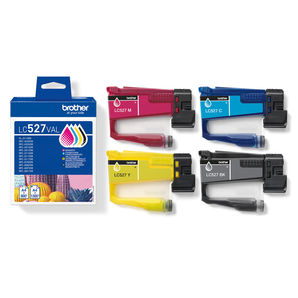 Brother Genuine LC527VAL Ink Cartridge Value Pack