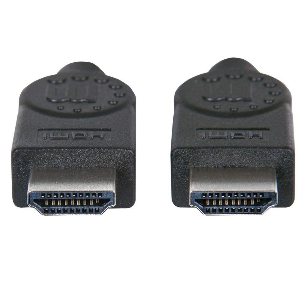 Manhattan HDMI 4K@30Hz Cable with Ethernet, 3m, Suitable for ALL 1080p/HD and majority of 4K uses (check your system 4K specification to be sure), Male to Male, Black, Ultra HD 4k x 2k, Lifetime Warranty, High Speed, Equivalent to HDMM3MHS
