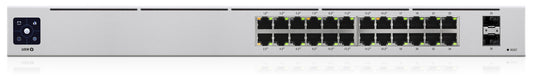 Ubiquiti UniFi 24-Port PoE network switch, silver