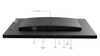 Lenovo ThinkVision P24q-30 computer monitor 60.5 cm (23.8") 2560 x 1440 pixels Quad HD LED Black