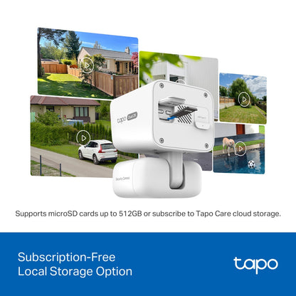 TP-Link Tapo Solar-Pow Dual-Lens Pan/Tilt Sec Cam Kit smart home security kit