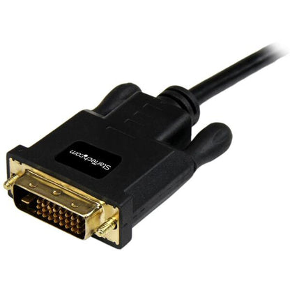 StarTech.com 10ft (3m) Mini DisplayPort to DVI Cable - Mini DP to DVI Adapter Cable - 1080p Video - Passive mDP 1.2 to DVI-D Single Link - mDP or Thunderbolt 1/2 Mac/PC to DVI Monitor