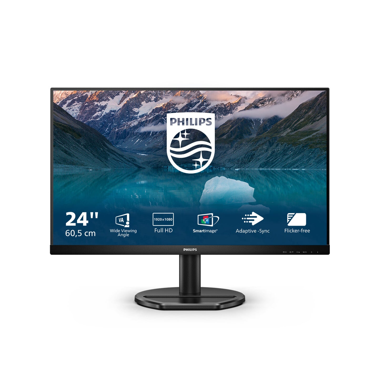 Philips S Line 242S9JAL/00 LED display 60.5 cm (23.8") 1920 x 1080 pixels Full HD LCD Black