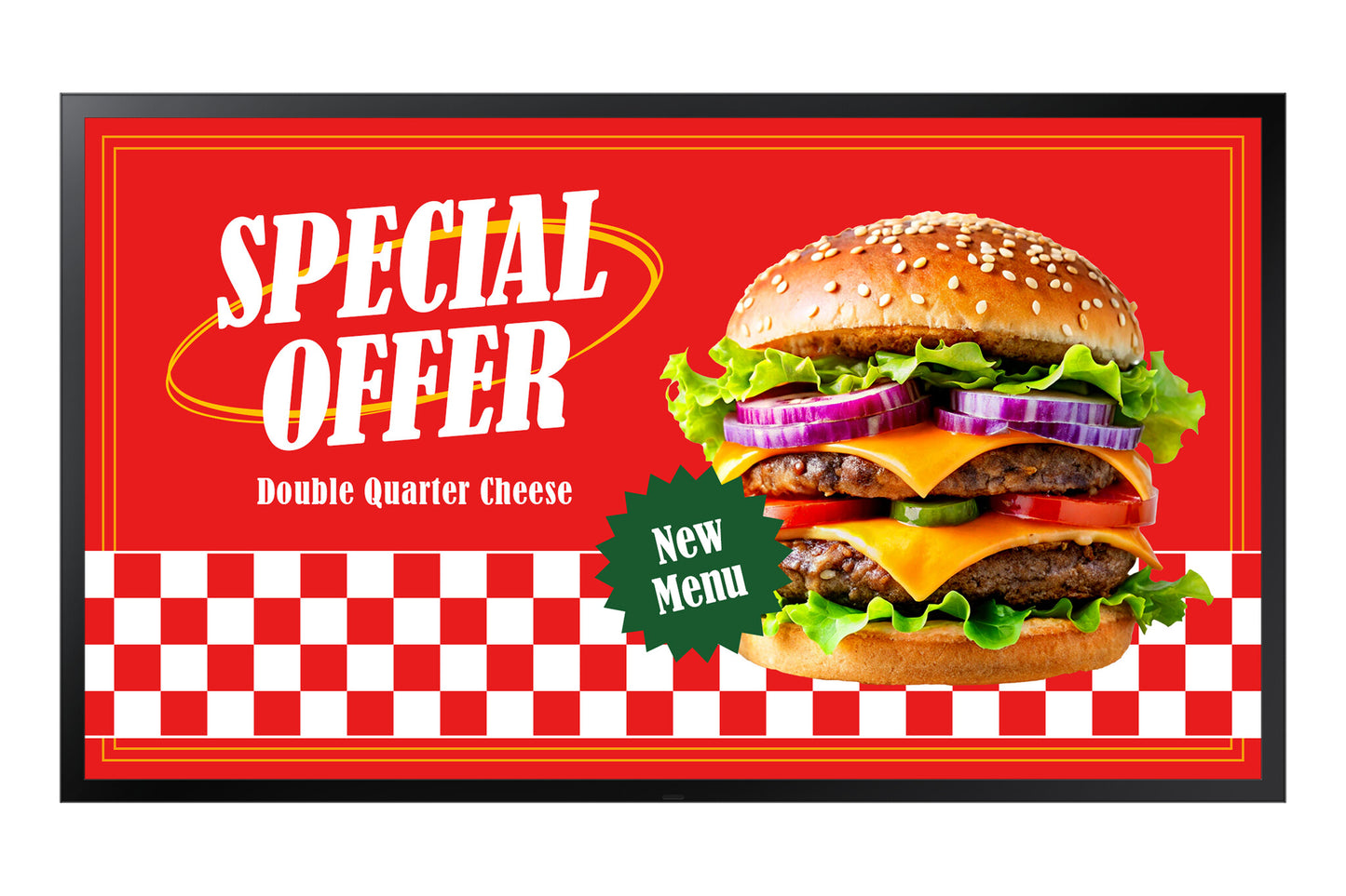 Samsung OH55DX Digital signage flat panel 139.7 cm (55") LCD 3500 cd/m² Full HD Black Tizen 24/7