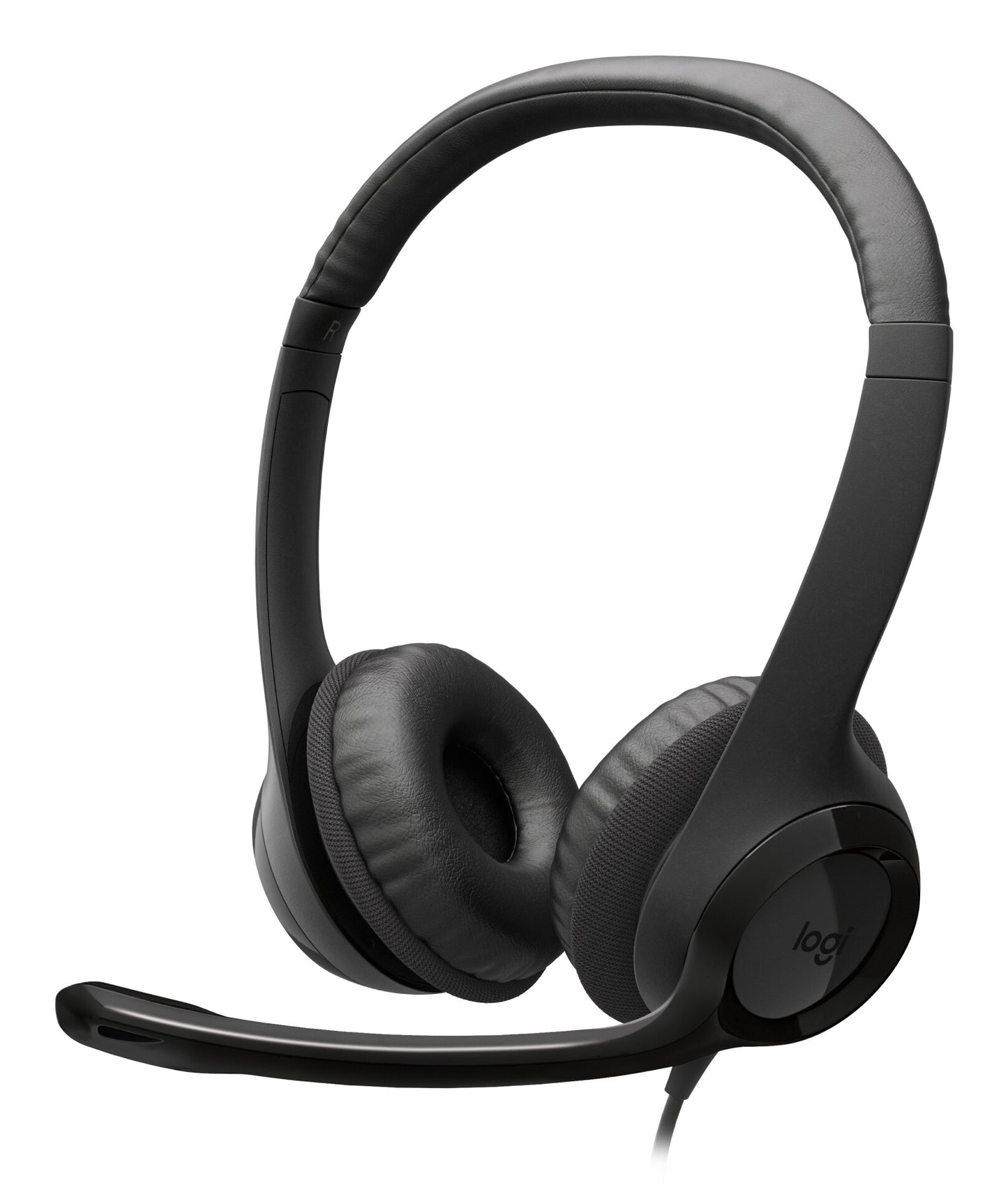 Logitech H390 Headset Wired Head-band Calls/Music USB Type-C Black