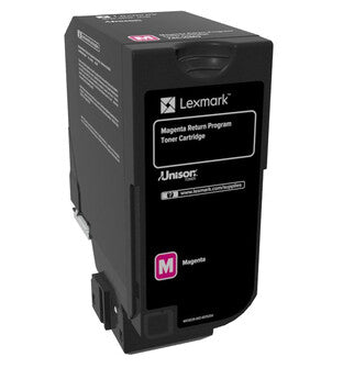 Lexmark 74C20M0 toner cartridge 1 pc(s) Original Magenta