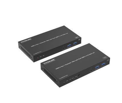Vivolink VLUSBCEXT2X2 USB graphics adapter Black