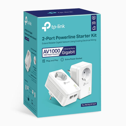 TP-Link TL-PA7027P KIT PowerLine network adapter 1000 Mbit/s Ethernet LAN White 2 pc(s)