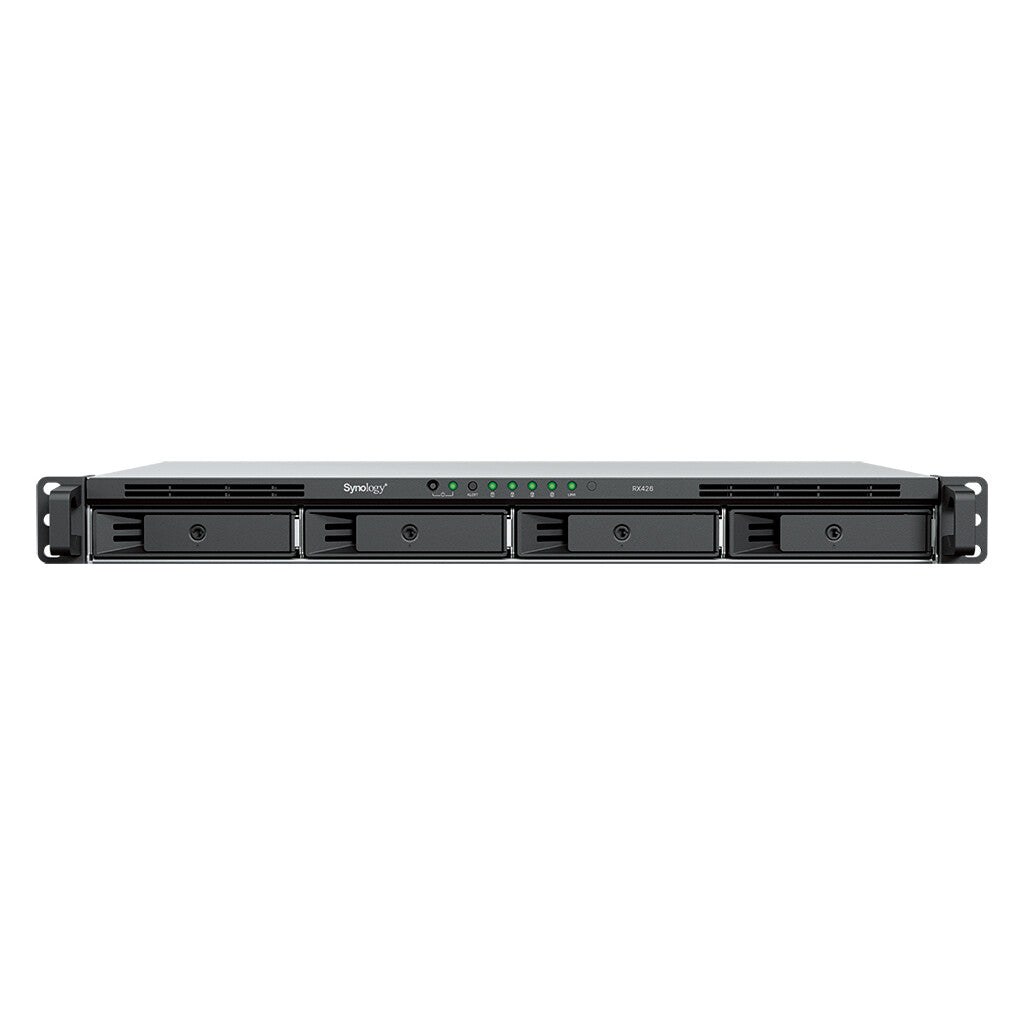 Synology RX426 disk array 0 TB Rack (1U) Black, Grey