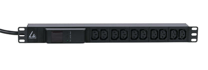 Lanview LVR261877 power distribution unit (PDU) 10 AC outlet(s) 1U Black