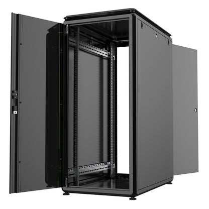 Lanview RDL26U61BL rack cabinet 26U Freestanding rack Black
