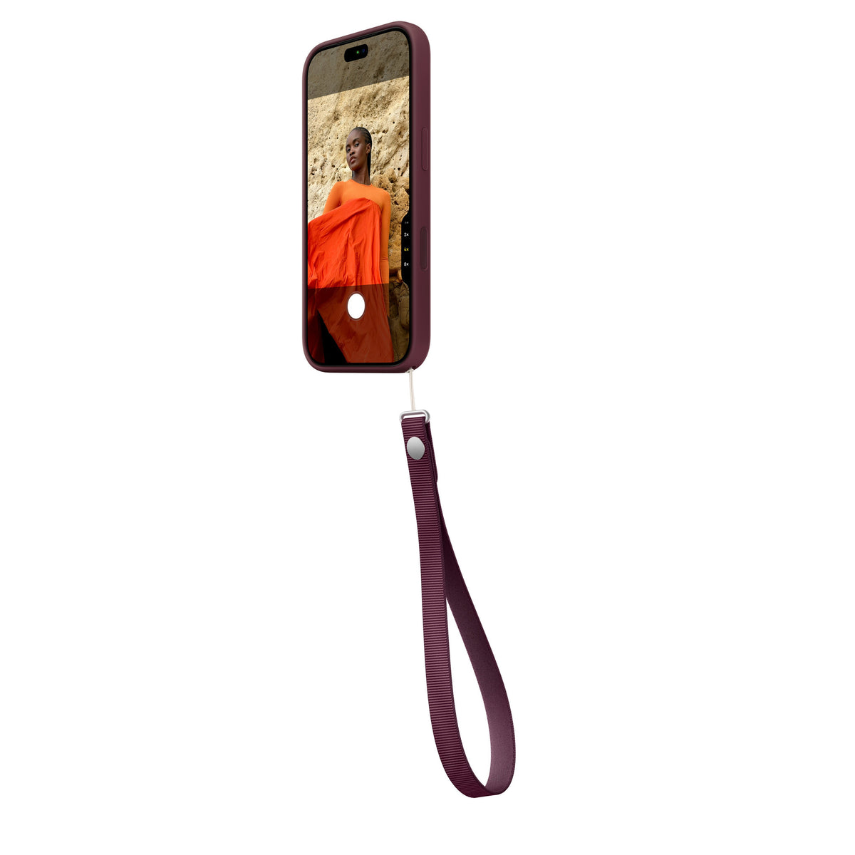 Apple Wrist Strap – Burgundy