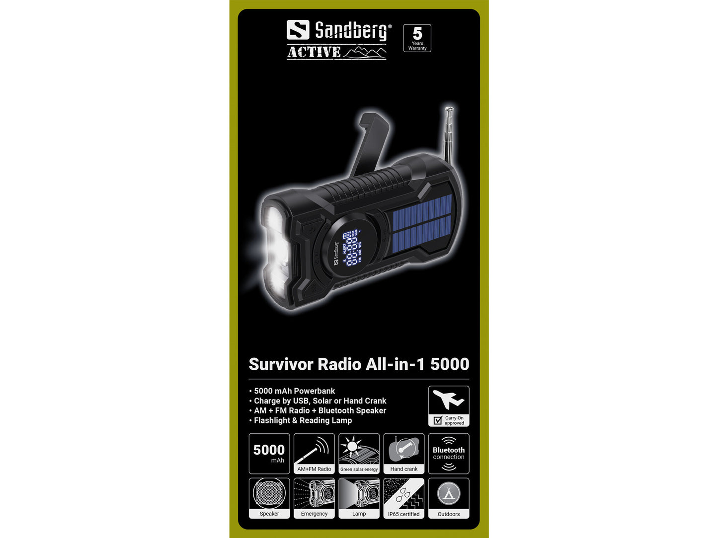 Sandberg Survivor Radio All-in-1 5000