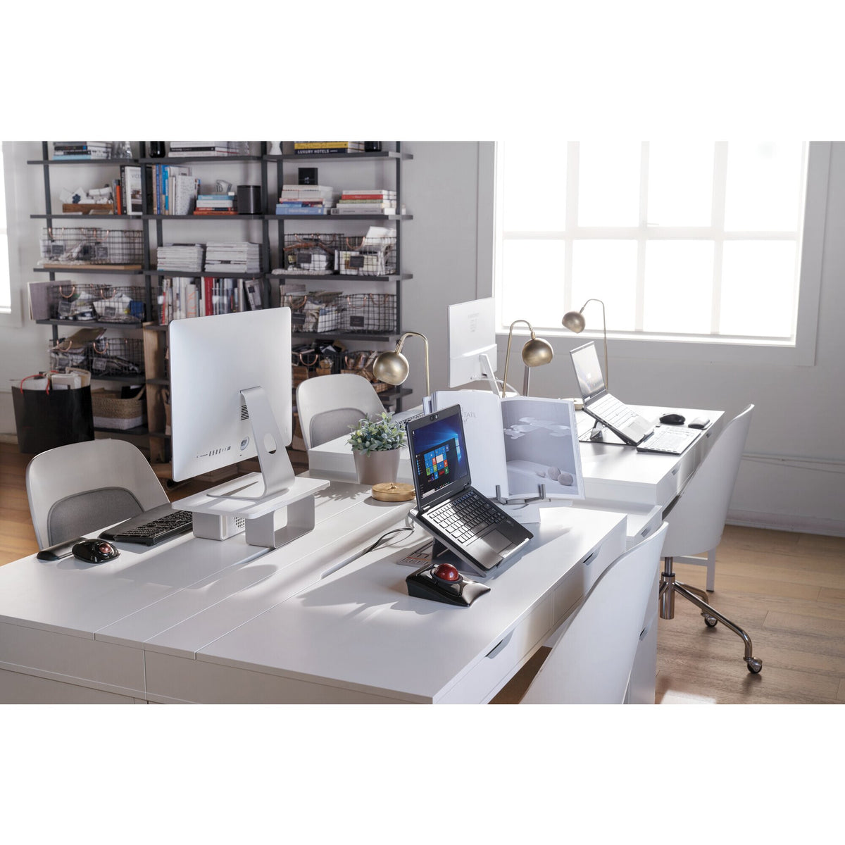 Kensington SmartFit Easy Riser Go Adjustable Ergonomic Laptop Riser and Cooling Stand for Laptops up to 17"
